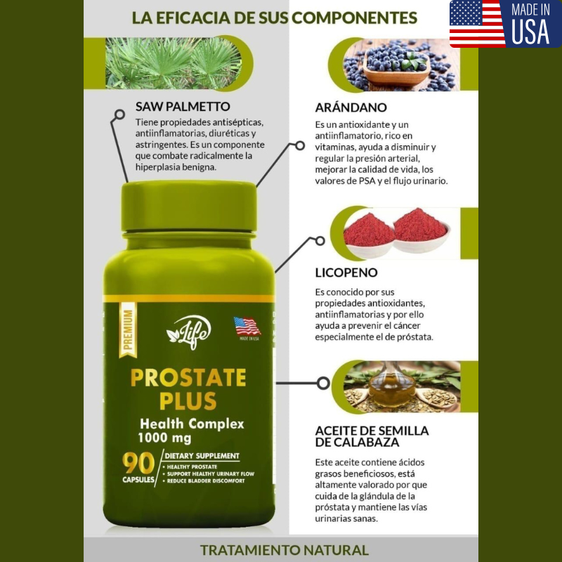 Prostate Plus - Producto 100% Natural🌱