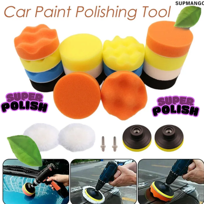 SUPER POLISH ® - Kit para Taladro Discos Para Polichar 🫧✨ - 11 Piezas