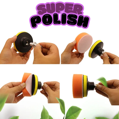 SUPER POLISH ® - Kit para Taladro Discos Para Polichar 🫧✨ - 11 Piezas