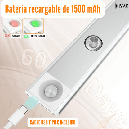 LED Recargable con Sensor de Movimiento y Efecto Montaña - 60cm