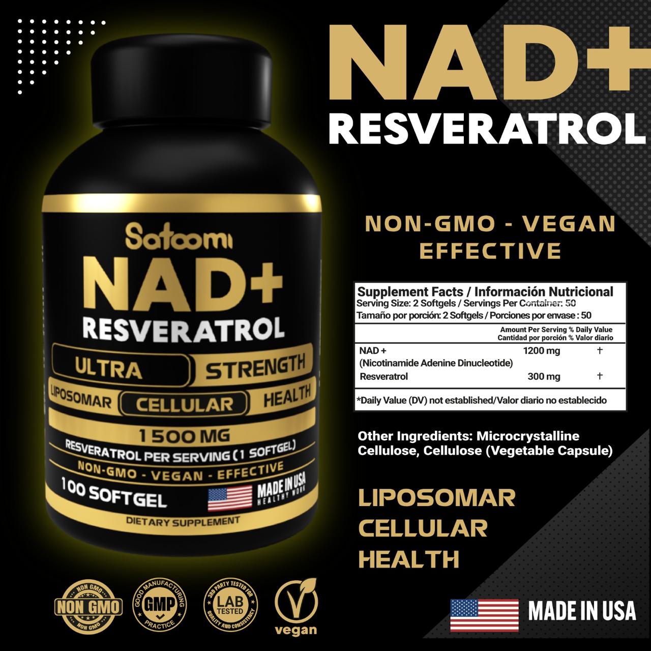 NAD + Resveratrol 🍇