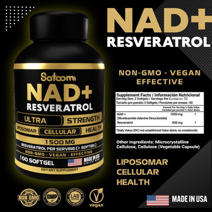 NAD + Resveratrol 🍇