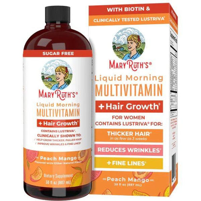 MARY RUTH´S™- MULTIVITAMINICO + CRECIMIENTO DE CABELLO 🧡 1000ml